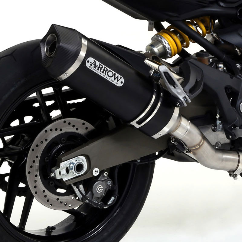 Escape aluminio negro Arrow Race Tech Ducati Monster / Diavel / MultiStrada OC